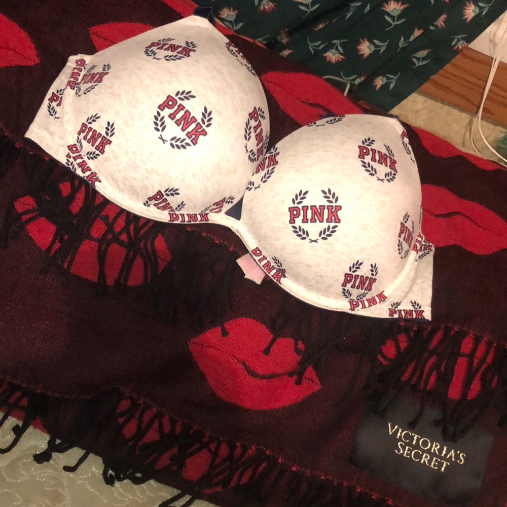 Pink bra