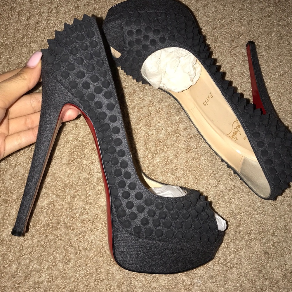 Christian Louboutin - Lady Peep Spike - Size 38