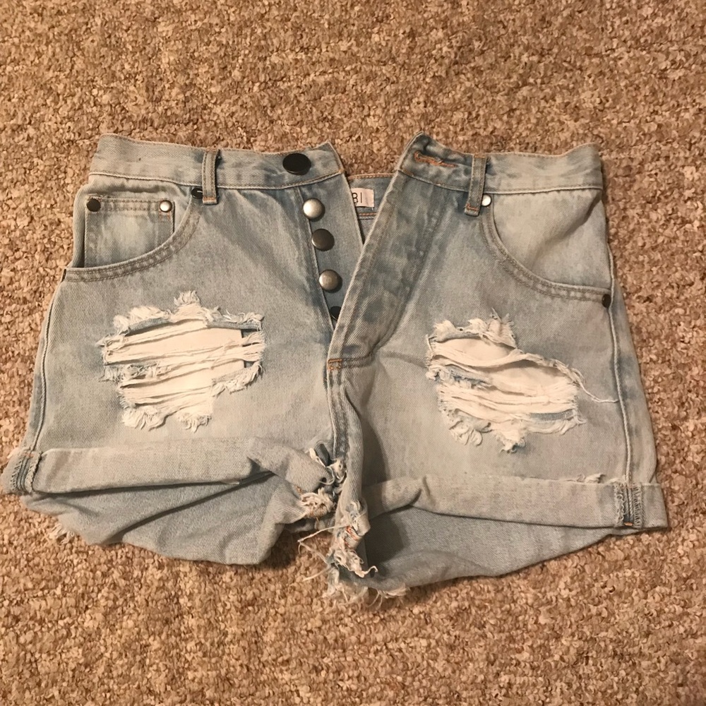 High Waisted Jean Shorts