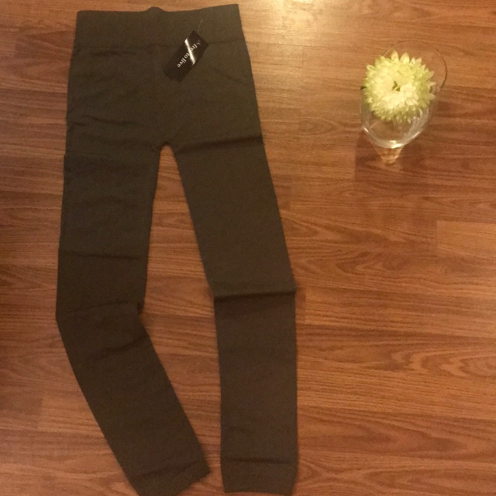 Olive Green Leggings NWT