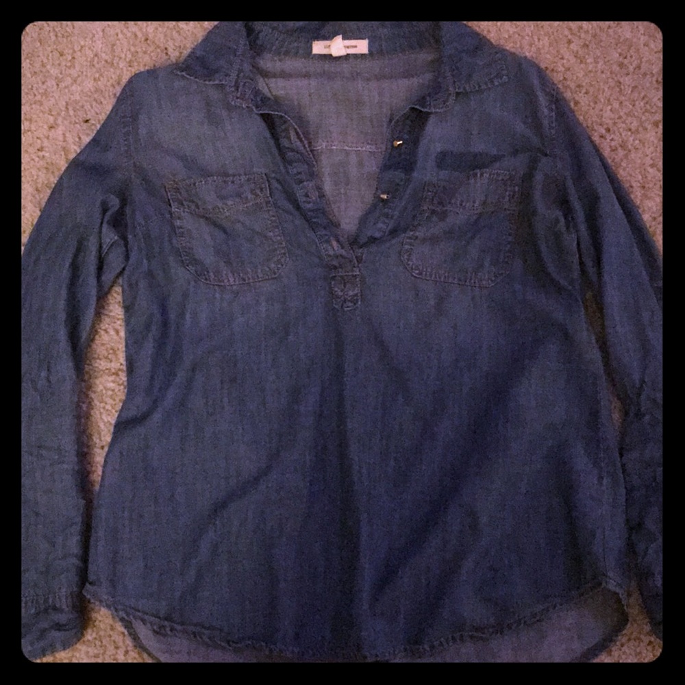 Jean material long sleeve