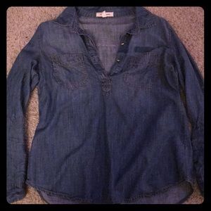 Jean material long sleeve