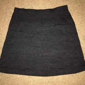 Multi-layered grey skirt
