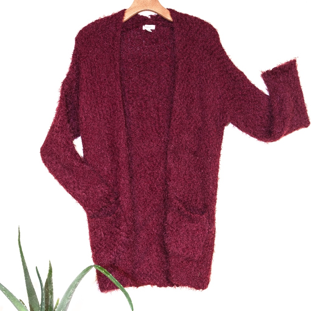 Dreamers By Debut Fuzzy Cardigan