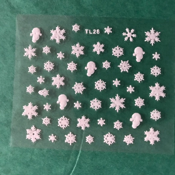 Snowflake STICKER Nail Decals 40+ct. - Picture 3 of 6