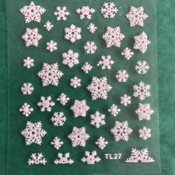 Snowflake STICKER Nail Decals 40+ct. - Picture 4 of 6