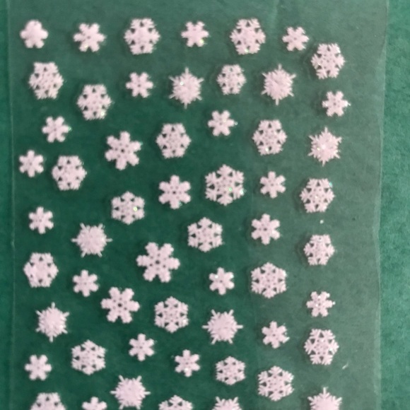 Snowflake STICKER Nail Decals 40+ct. - Picture 6 of 6