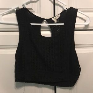 Black Pacsun Crop Top