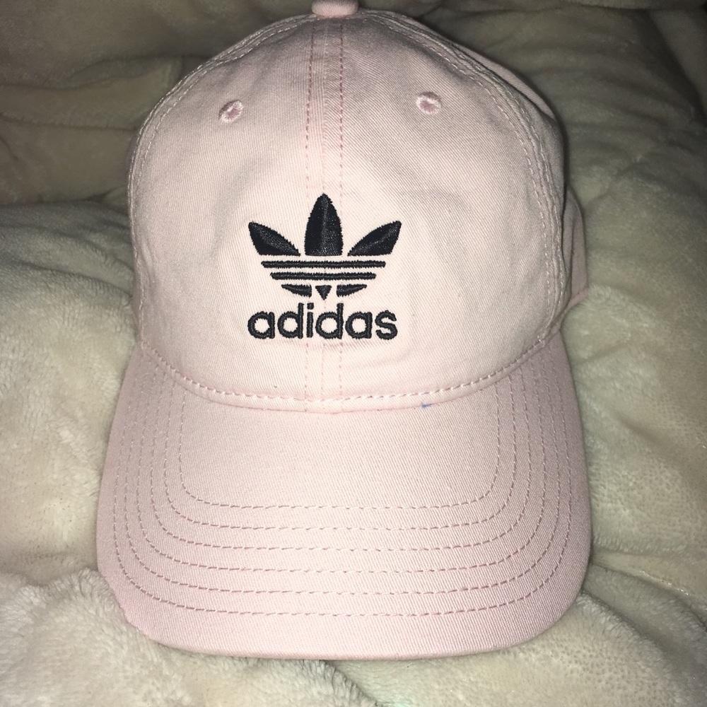 Pink adidas cap