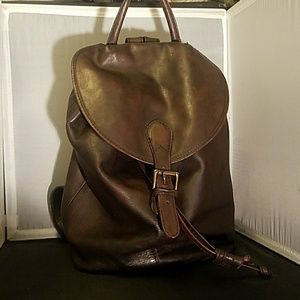 ellington leather backpack