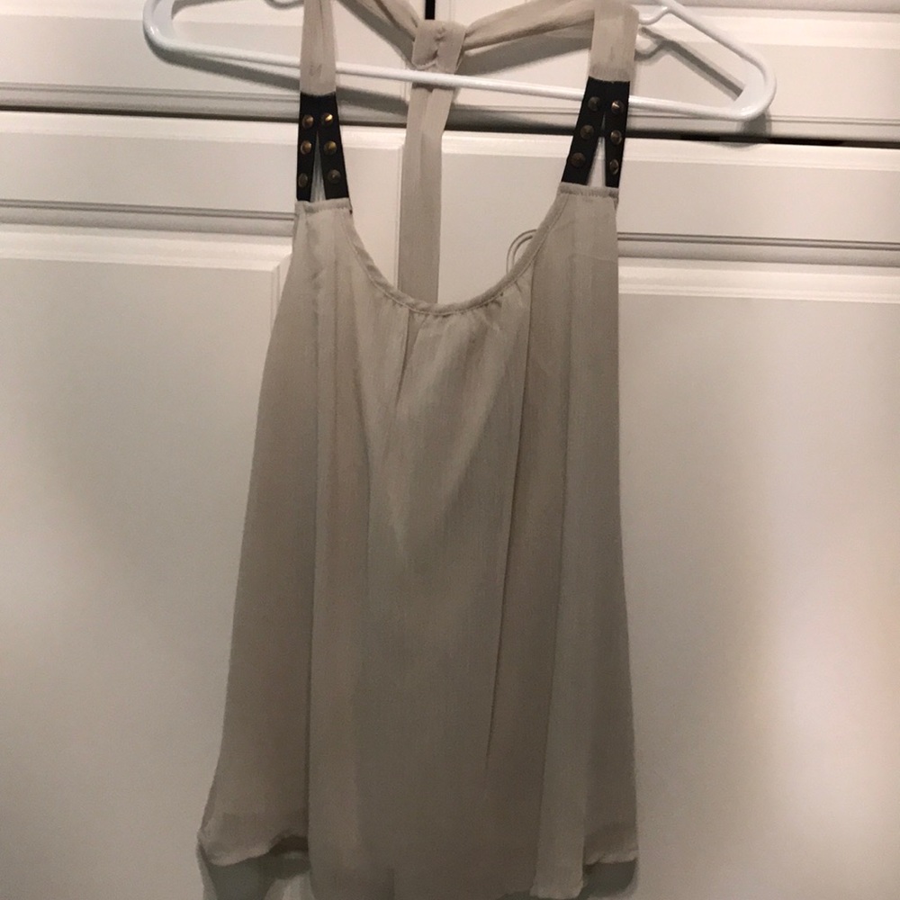 Gray Racerback Top