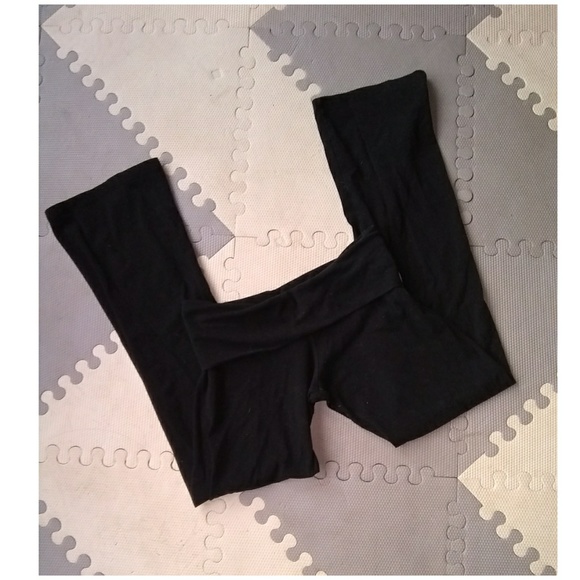 Black Bootcut  Workout Pants - Picture 1 of 3