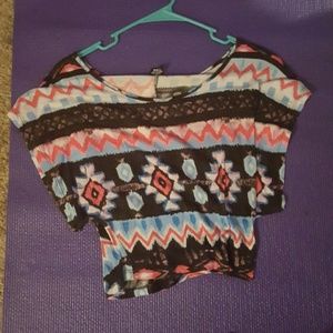 Rue 21 crop top belly shirt