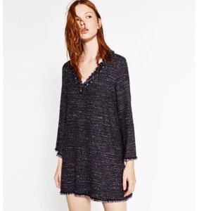 Zara tweed dress.