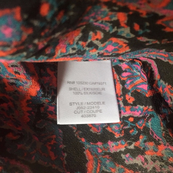 Joie Silk Newbury Peasant Blouse in Fuchsia - Picture 8 of 8