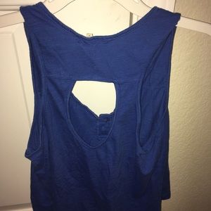 Blue tank top
