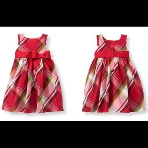 Janie and Jack beautiful silk Christmas Dress