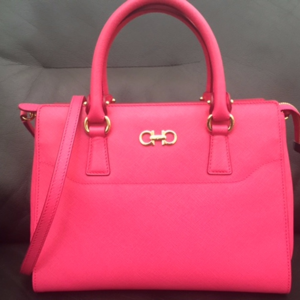 Salvatore Ferragamo Saffiano Leather Handbag