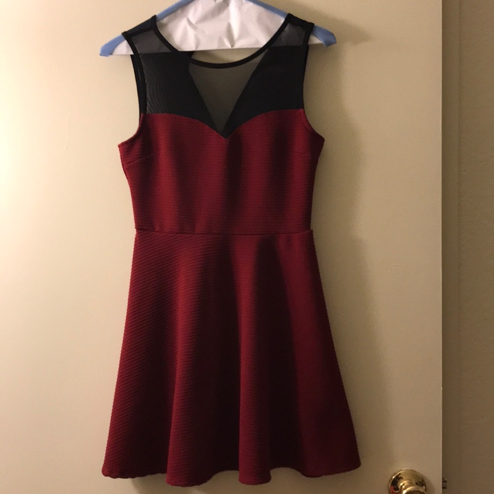 Heart shape skater dress