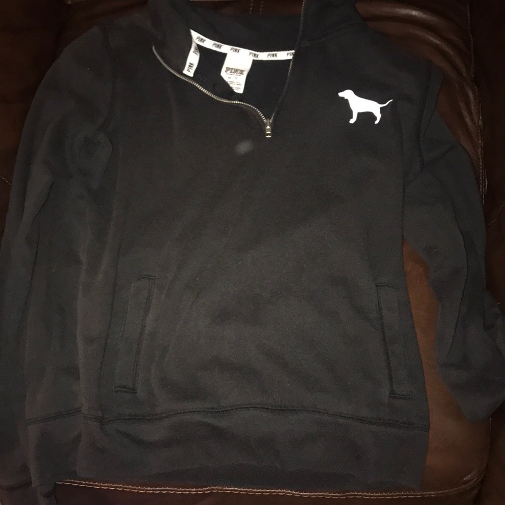 Victoria Secrets Pink Quarter Zip up