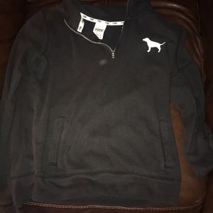 Victoria Secrets Pink Quarter Zip up