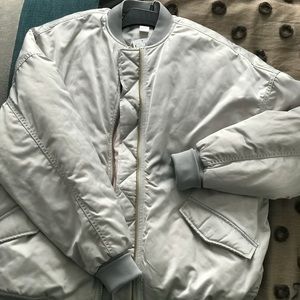 Silver H&M Bomber Jacket