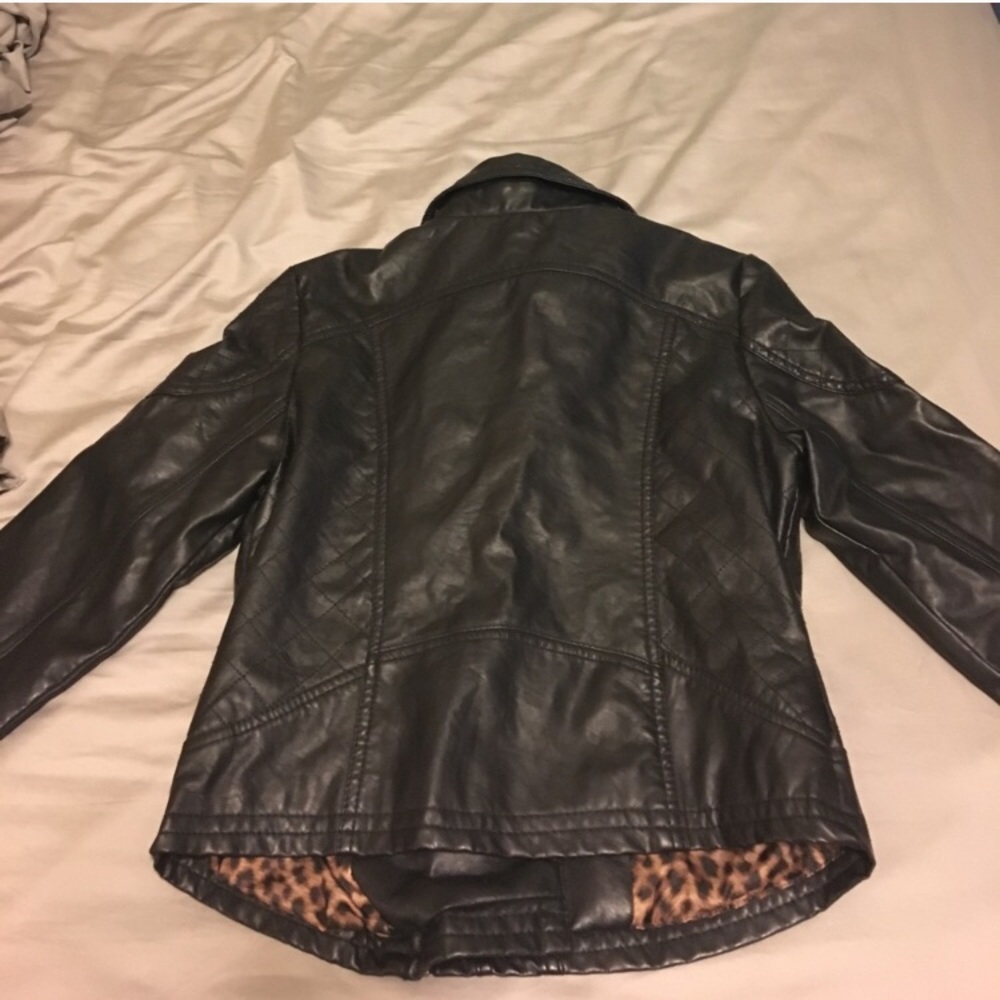 Faux leather Moto style jacket