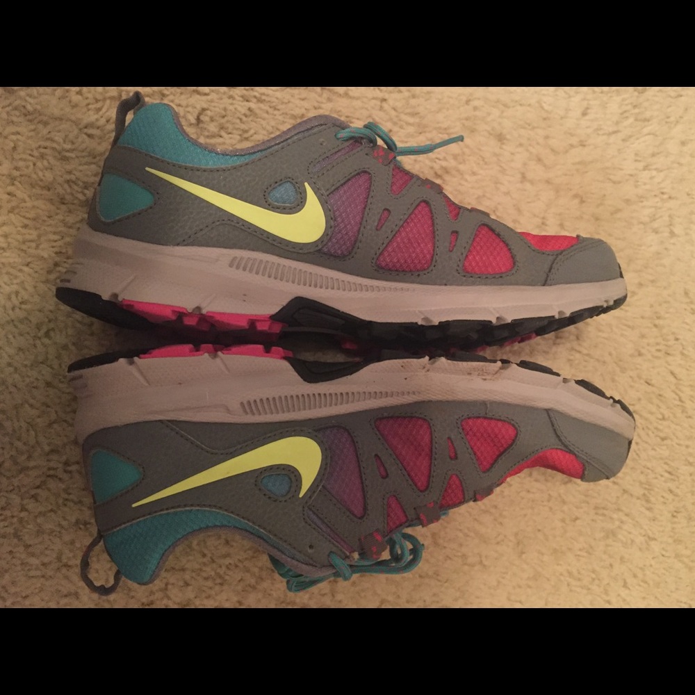 Nike pink ombré running shoes