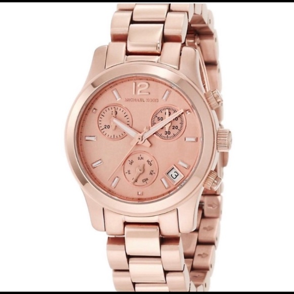 AUTHENTIC!!! Rose gold Michael kors watch