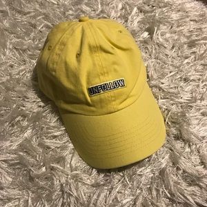 Yellow 💛💛 Unfollow baseball cap