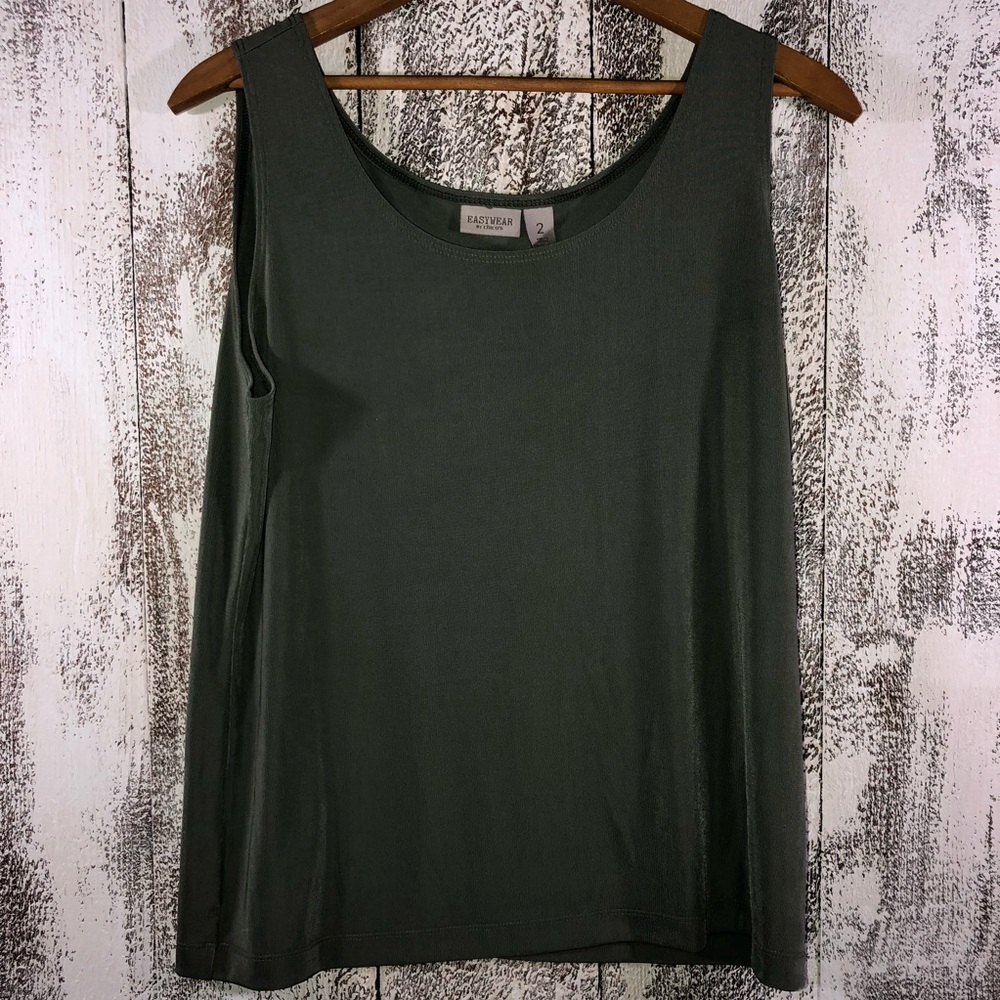 Chico’s Easywear Size 2 Green Sleeveless