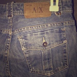 Armani Exchange boot cut jeans