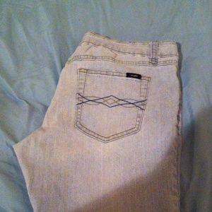 Juniors size 13 Angels light wash flare jeans