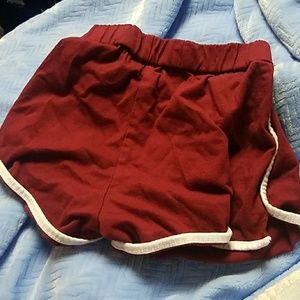 Red shorts