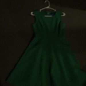 Sleeveless  Kelly green dress
