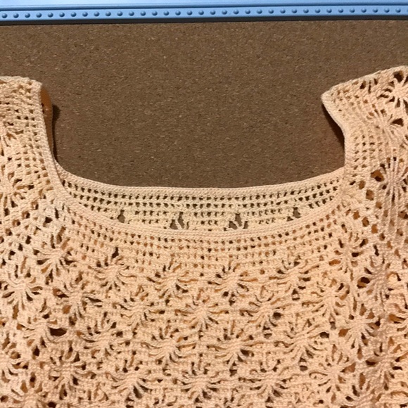 Vintage peach crochet top - Picture 5 of 5