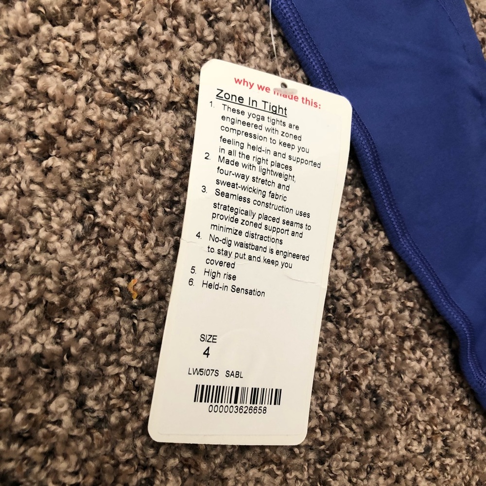 Lululemon Zone In Tight - Picture 4 of 6