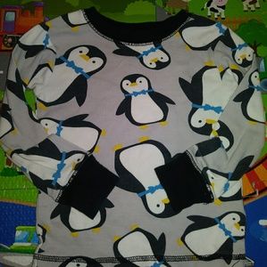 Carter's winter penguin long sleeve t-shirt