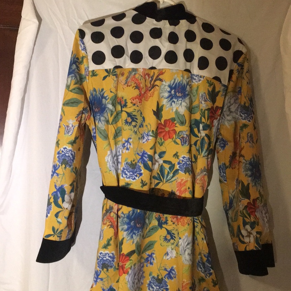 LAST ONE!  NWT Patchwork Floral Kimono Robe L - Picture 6 of 7