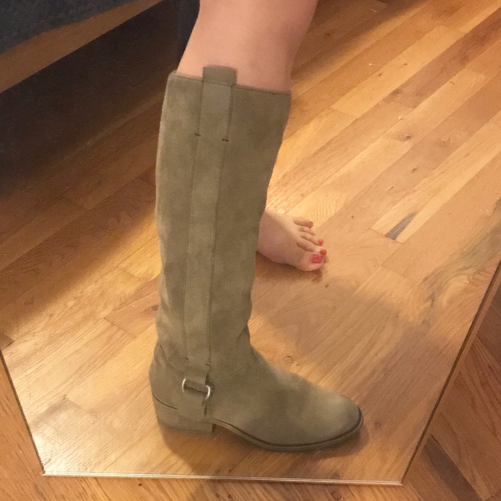 Cloud 9 Genuine Suede/Leather Knee High boots.
