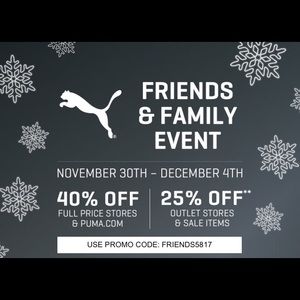 PUMA Friends & Family Discount