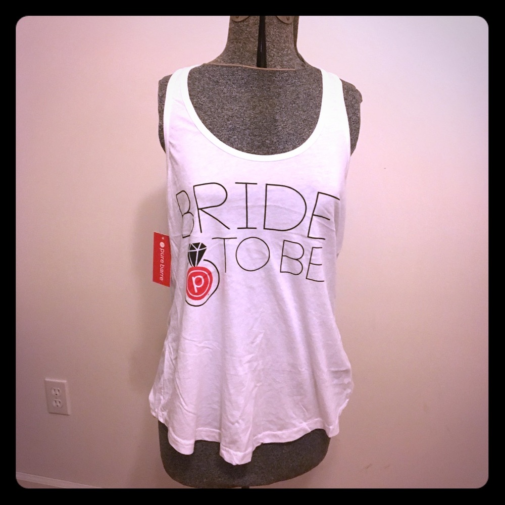 Pure Barre Bride To Be Tank Size Large