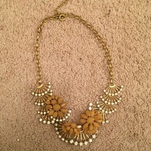 J. Crew gemstone collar statement necklace