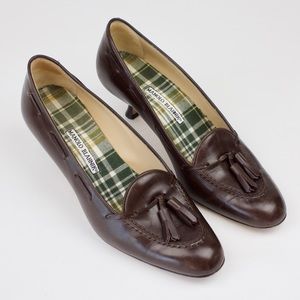 Manolo Blahnik brown pumps