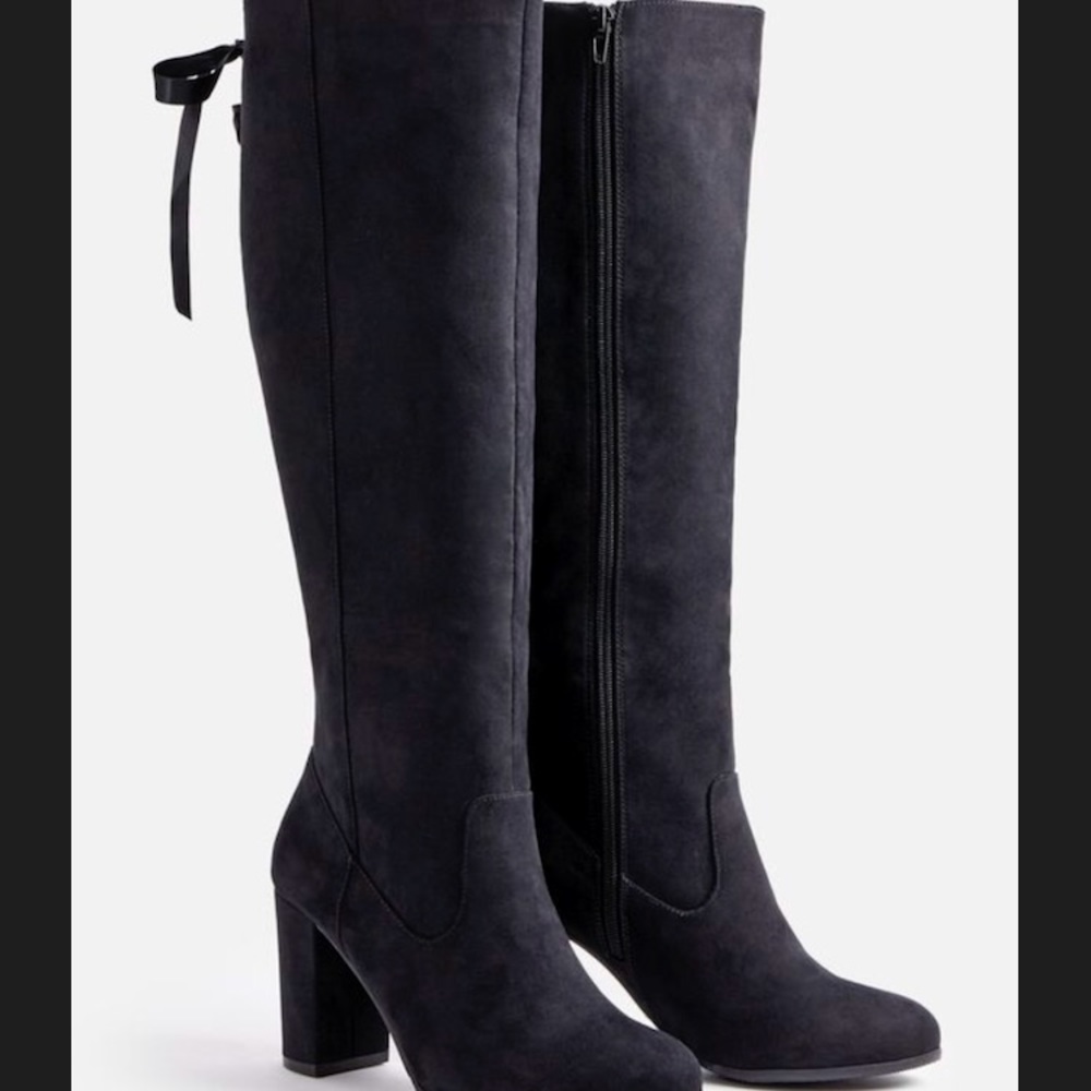 JustFab Bretta heeled boot