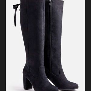 JustFab Bretta heeled boot