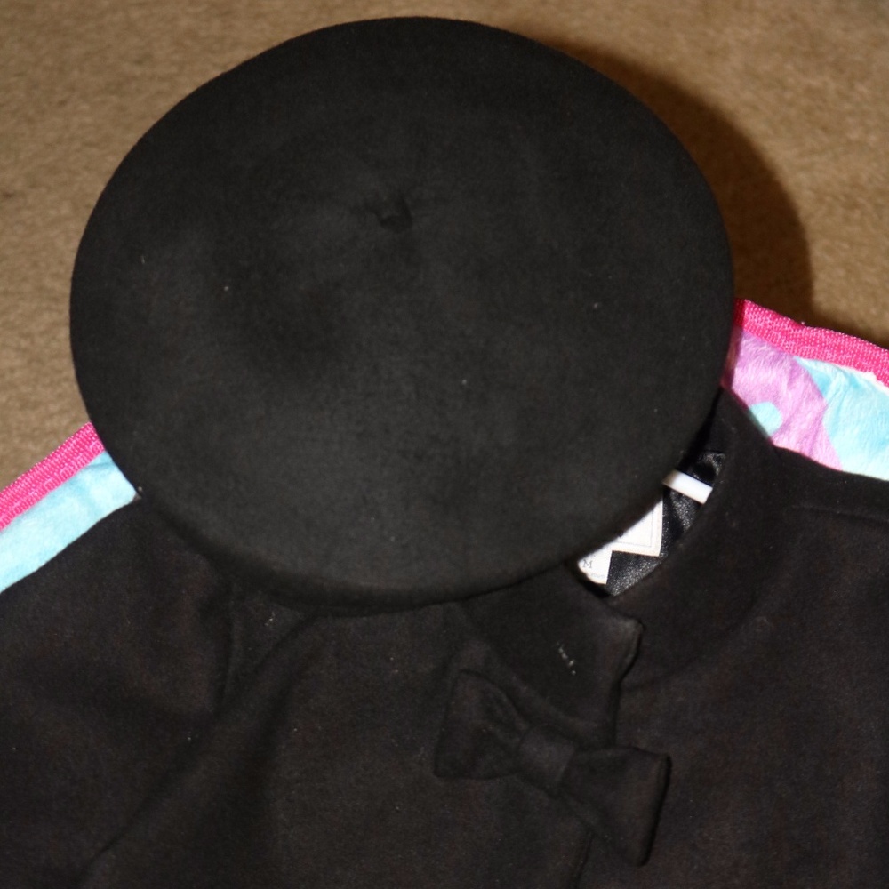 Girl's Wool Blend Peacoat with Matching Tam Hat