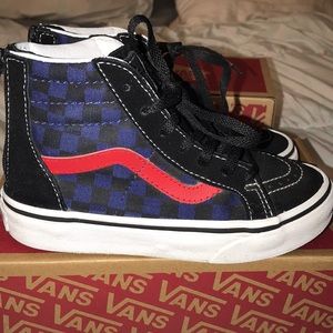 Vans zip up sneakers