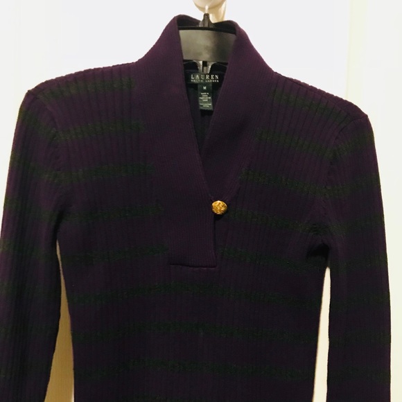 Ralph Lauren Sweaters - Ralph Lauren Long Sleeve Sweater with Gold Button