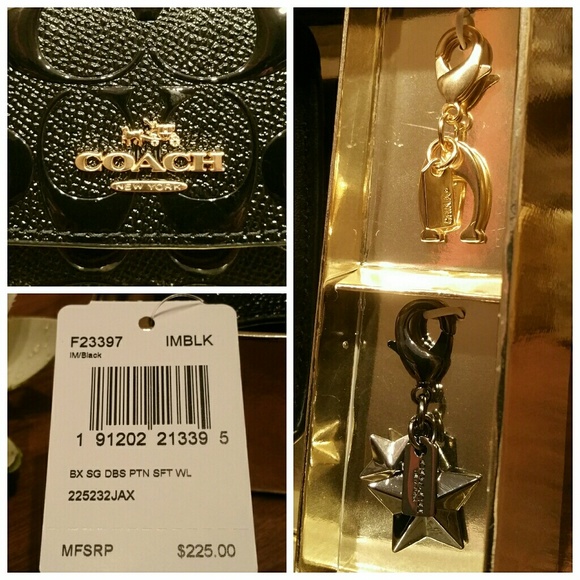 NEW Signature Embossed Patent Leather Soft Wallet - Picture 3 of 5